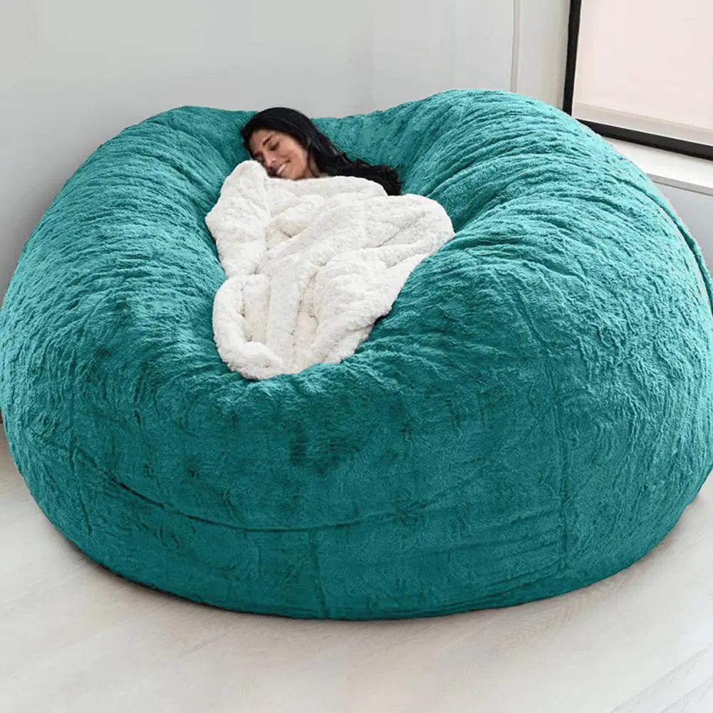 Grande Luxe Faux Fur Bean Bag