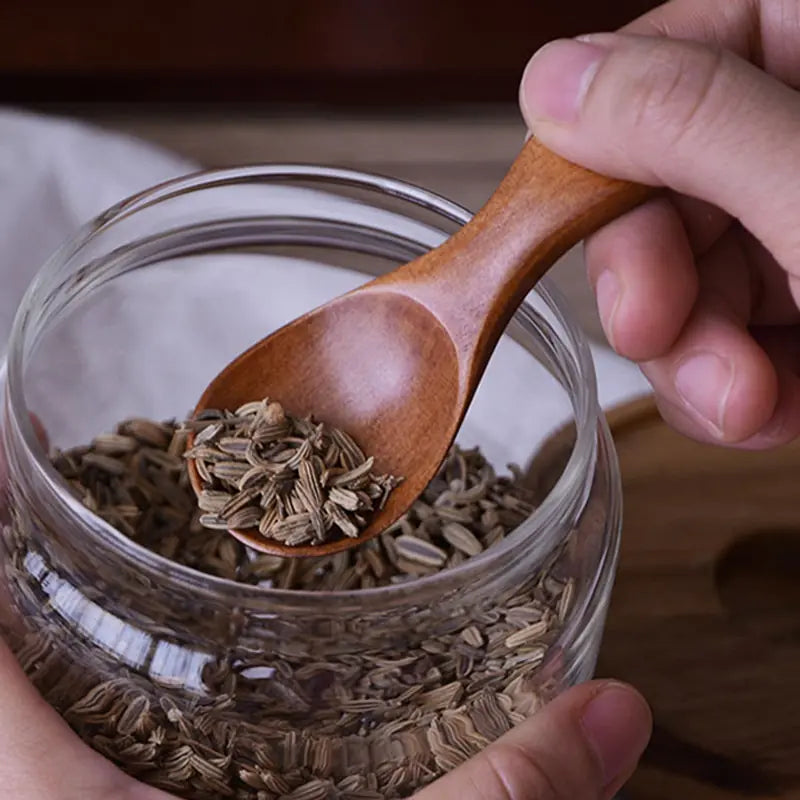 4-Piece Handcrafted Mini Wooden Spoons Set