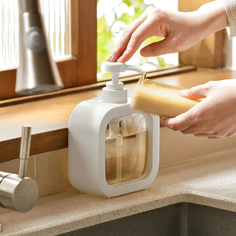 Sleek & Sustainable: Refillable Soap & Lotion Pump Bottle