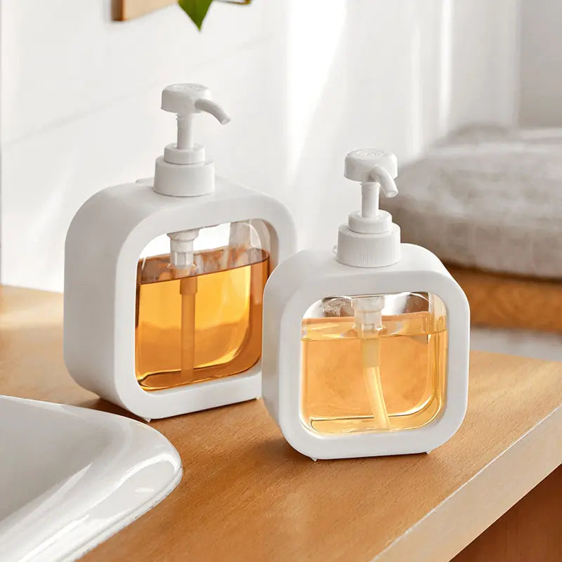 Sleek & Sustainable: Refillable Soap & Lotion Pump Bottle