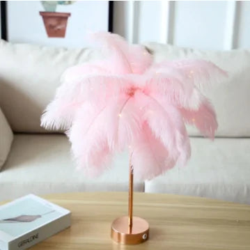 Soft Glow Feather Lamp- Remote control