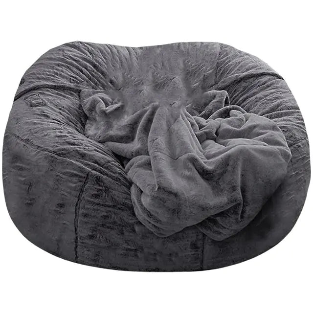 Grande Luxe Faux Fur Bean Bag