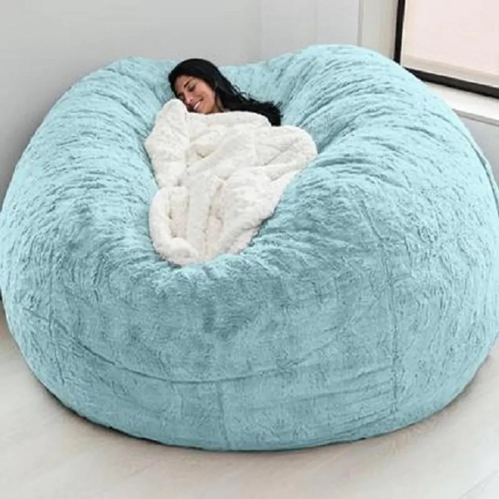 Grande Luxe Faux Fur Bean Bag